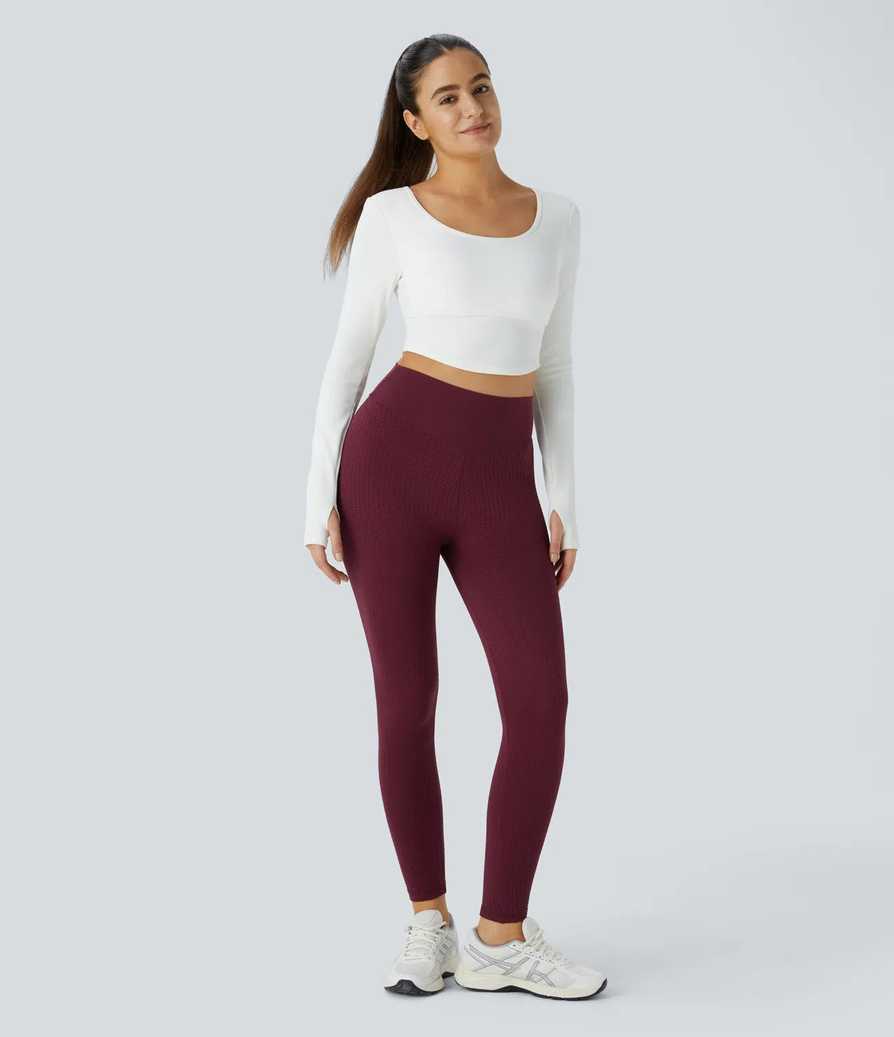 Seamless Flow Butt Lifting Mesh Leggings